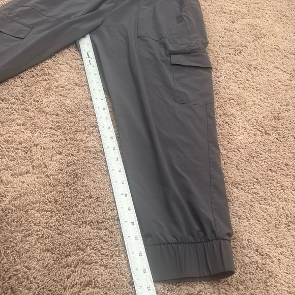 Large all in motion lightweight gray joggers cargo pockets drawstring - Picture 11 of 12